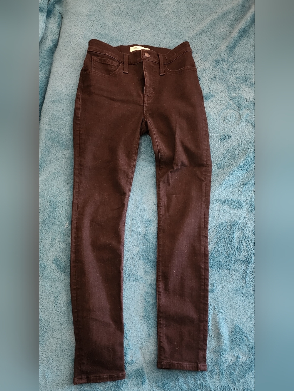 Madewell Roadtripper Skinny Jeans – Black Wash – Size 24 Petite - Picture 4 of 6